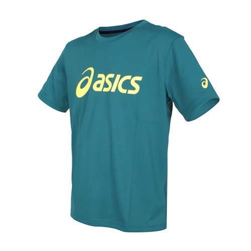ASICS 男短袖T恤-台灣製 吸濕排汗 運動 上衣 慢跑 路跑 亞瑟士