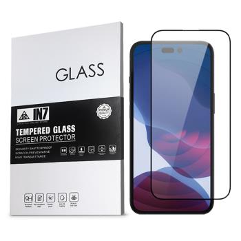 IN7 iPhone 14 Pro Max (6.7吋) 高清 高透光2.5D滿版9H鋼化玻璃保護貼 疏油疏水 鋼化膜