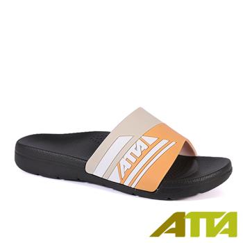 【ATTA】足壓分散★流線均壓室外拖鞋-米橘