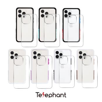 Telephant太樂芬 iPhone 14 Pro Max EPI 水波紋抗汙防摔手機殼