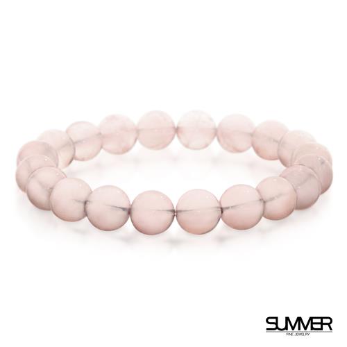 【SUMMER 寶石】粉晶手珠10mm隨機出貨(改善人際關係，帶來好姻緣)