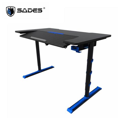 【SADES 賽德斯】 Alpha 可調式藍光 電競桌