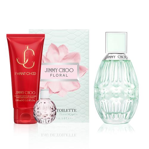 JIMMY CHOO 戀香女性淡香水90ml(贈隨機身體乳100ml+隨機小香*1)|JIMMY