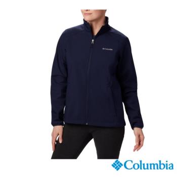 Columbia 哥倫比亞 女款 – 立領軟殼外套-深藍 UWL01230NY