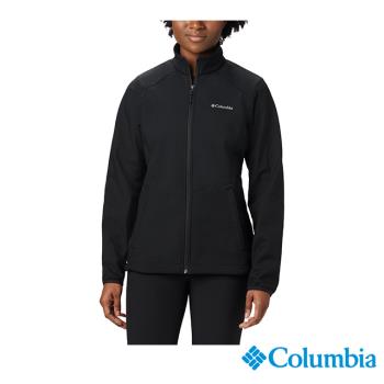Columbia 哥倫比亞 女款 – 立領軟殼外套-黑色 UWL01230BK