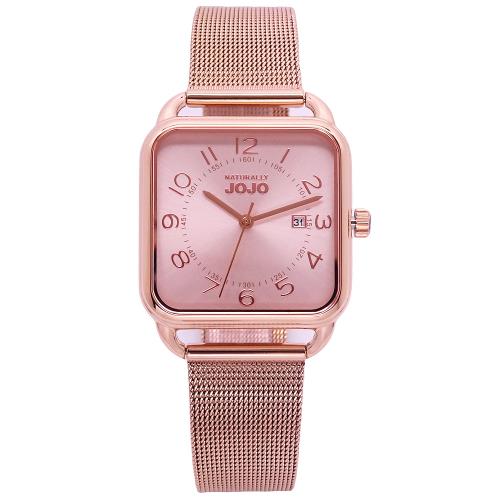 NATURALLY JOJO 時尚大道米蘭風格優質腕錶玫瑰金JO9693013RNATURALLY JOJOETMall東森購物網