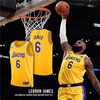 Nike 球衣 Los Angeles Lakers 22-23 NBA 洛杉磯 湖人隊 黃 紫 LBJ DN2009-728