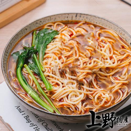 【上野物產】16包 和燒醇牛湯日式拉麵（150g±10%/湯包30g+生拉麵120g/包）