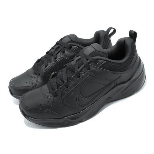 Nike 訓練鞋 Defyallday 男鞋 黑 全黑 緩震 皮革 運動鞋 基本款 DJ1196-001