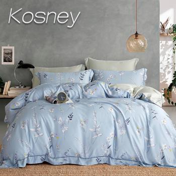 KOSNEY 米勒 頂級100%天絲特大床包枕套組床包高度35公分