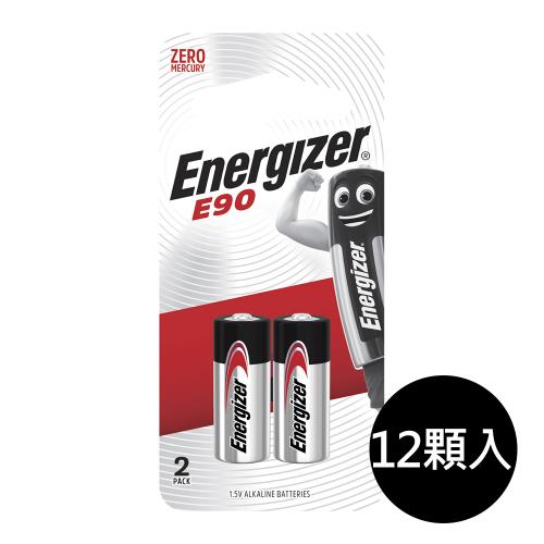 【勁量Energizer】5號E90鹼性電池12入吊卡盒裝(N2 台灣公司貨)