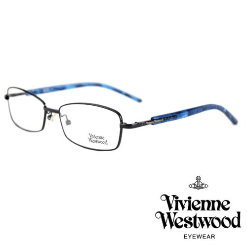 Vivienne Westwood】英倫知性細框光學眼鏡(黑/藍VW147_02)|Vivienne 