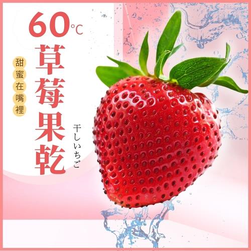 【依琦匠子】60°C草莓果乾（新鮮採收100%整顆草莓）