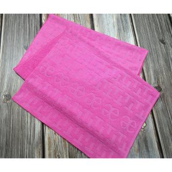 【ELEGANCE】超細纖維運動毛巾 桃紅色寬版