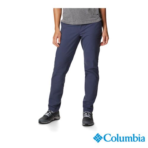 Columbia 哥倫比亞 女款- 彈性長褲-深藍 UAR38200NY