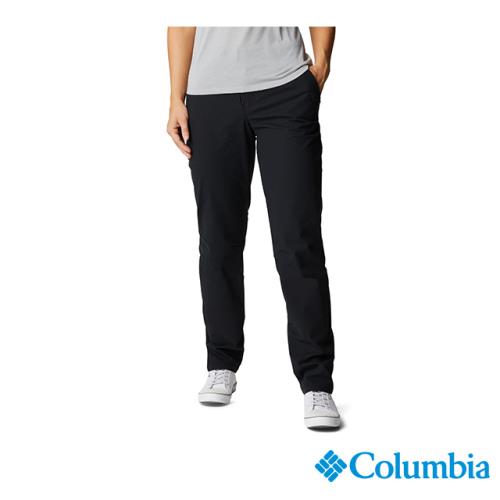 Columbia 哥倫比亞 女款- 彈性長褲-黑色 UAR38200BK
