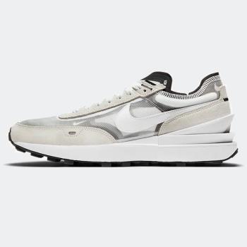 NIKE WAFFLE ONE 男 女 休閒鞋 復古 小Sacai 半透明 麂皮 灰白【運動世界】DA7995-100