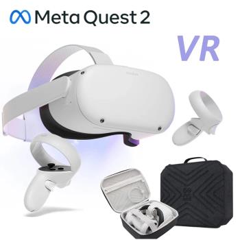 【Meta Quest】Oculus Quest 2 VR 頭戴式裝置+專用收納包 元宇宙/虛擬實境(128G)