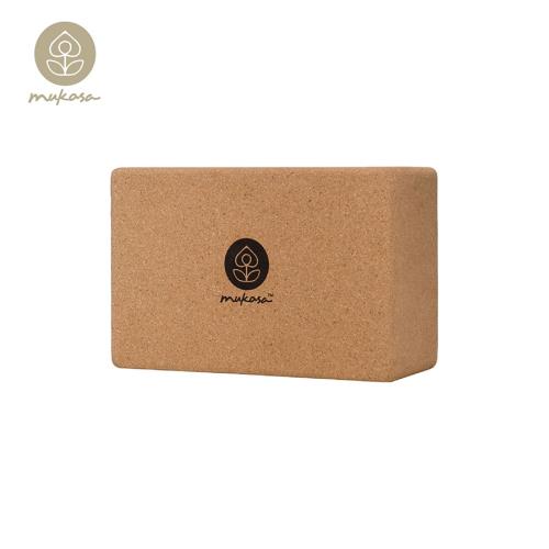 [Mukasa] 軟木瑜珈磚 (L) - LOGO款 - MUK-21406