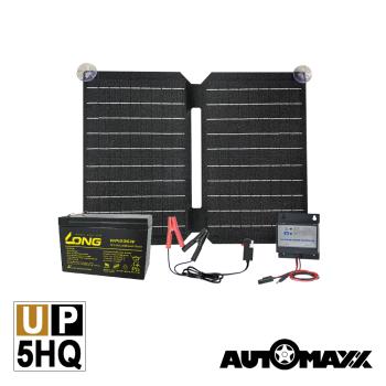 太陽能充電專用套組[需搭配UP-5HA使用][適用UP-5HA電池][野營/露營專用]