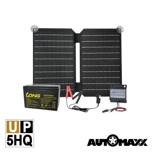 【UP-5HQ】太陽能充電專用套組[需搭配UP-5HA使用][適用UP-5HA電池][野營/露營專用]