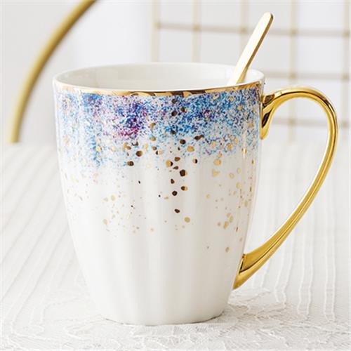 輕奢精緻骨瓷杯400ml|花茶杯組/咖啡杯組|ETMall東森購物網