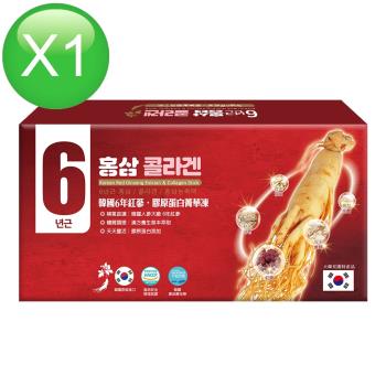 【諾得】韓國原裝進口6年紅蔘膠原凍(30包x1盒)