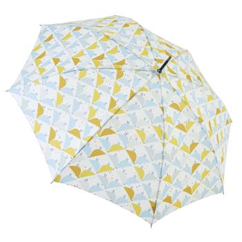 RAINSTORY雨傘-北歐森林鳥抗UV自動開直骨傘