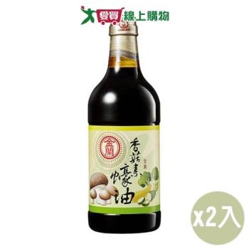 金蘭 香菇素蠔油(1000ML)2入組【愛買】