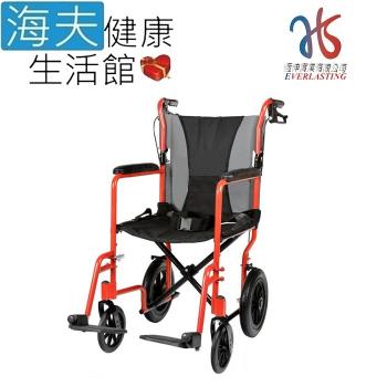 恆伸 機械式輪椅(未滅菌)【海夫健康生活館】恆伸 鋁合金 拆腳輪椅 單層折背款 輪椅-B款( ER0012-1)