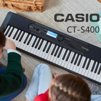 『CASIO 卡西歐』 CT-S400 標準型61鍵電子琴 / 方便攜帶 公司貨保固