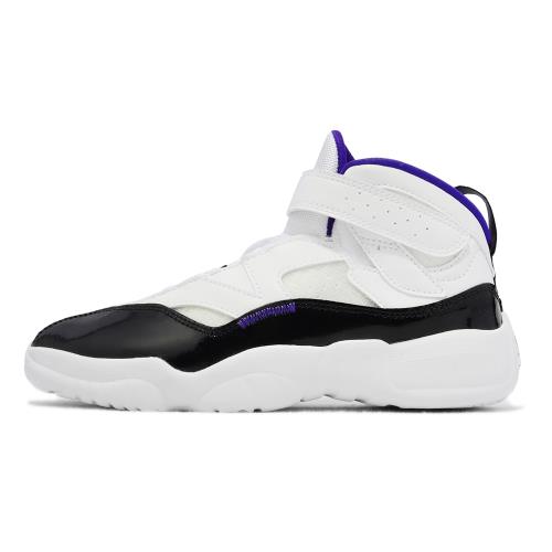 Nike 童鞋Jumpman Two Trey PS 中童白黑紫小朋友漆皮Concord 運動鞋