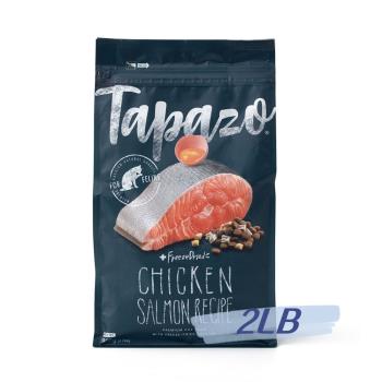 TAPAZO 特百滋 凍乾雙饗宴-成幼貓低敏鮭魚配方2LB_(貓飼料)