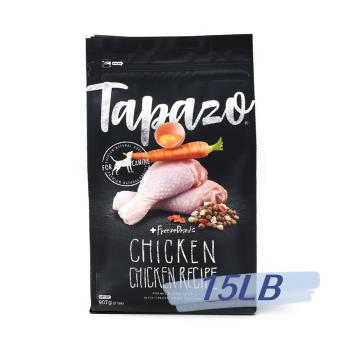 TAPAZO 特百滋 凍乾三重奏-熟齡犬低敏雞肉配方15LB (狗飼料)