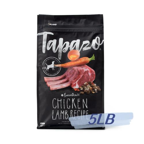 TAPAZO 特百滋 凍乾三重奏-成幼犬低敏羊肉配方5LB_(狗飼料) 效期：20260102