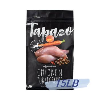 TAPAZO 特百滋 凍乾三重奏-成犬低敏火雞配方15LB_(狗飼料)