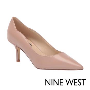 NINE WEST ABALINE 尖頭跟鞋-藕粉色