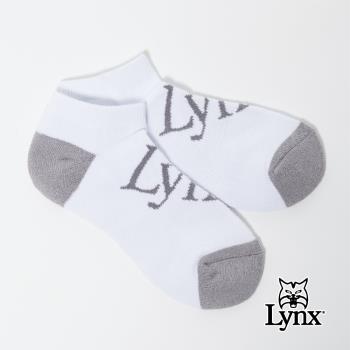 【Lynx Golf】Lynx字樣厚底舒適短襪(三色/1色3入)