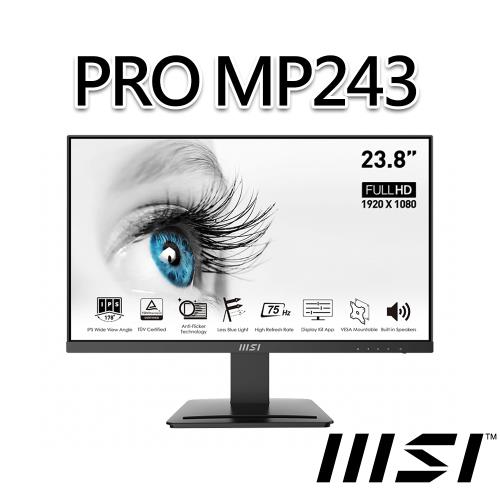 msi微星 PRO MP243 23.8吋 螢幕