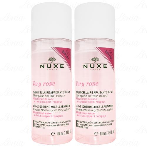 NUXE 玫瑰柔舒潔膚水(100ml)*2(公司貨)