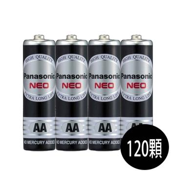 【國際牌Panasonic】碳鋅電池3號AA電池120入盒裝(R6NNT/1.5V黑錳電池/乾電池/公司貨)