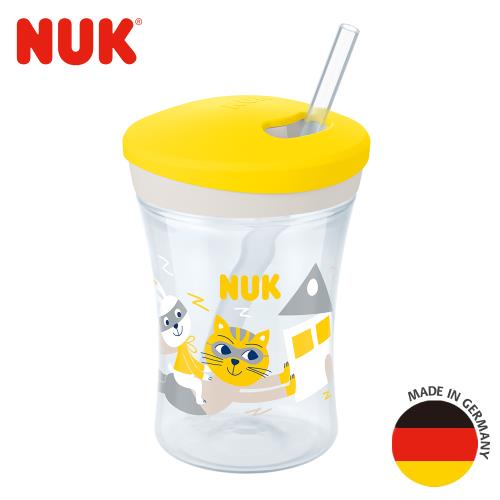 德國NUK-360度防漏吸管杯230ml-顏色隨機出貨