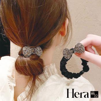 【Hera 赫拉】韓國水鑽蝴蝶結大腸髮圈 H111101811