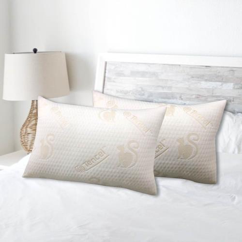 【嘟嘟太郎】天絲緹花舒柔枕/買1送1