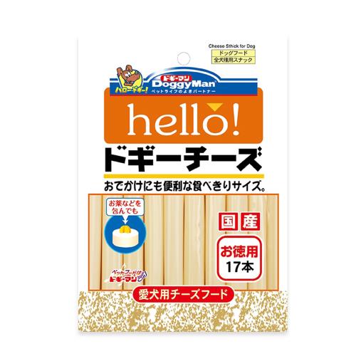 【Doggy Man】犬用Hello起司條17入經濟包 (狗零食 狗起司)