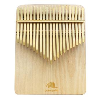 【音樂城市】台灣製21音白樺木板式卡林巴琴搭配金色琴鍵