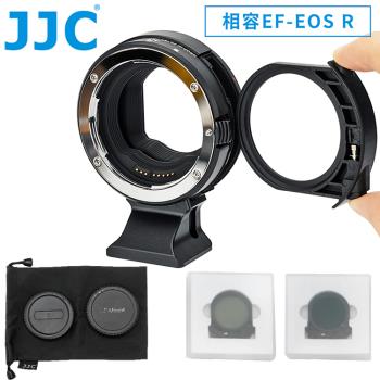 JJC佳能Canon副廠插入式濾鏡全電子卡口鏡頭控制環轉接環CA-EF_RF_K(可自動對焦;相容原廠EF-EOS R)
