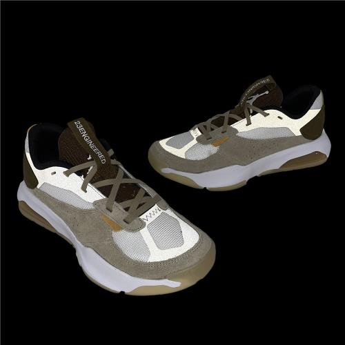 Nike 休閒鞋Jordan Air 200E 男鞋卡其咖啡拿鐵白麂皮氣墊反光DC9836