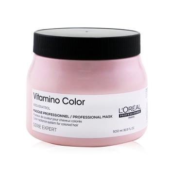 萊雅 專業護髮專家 - Vitamino Color 白藜蘆醇顏色光采髮膜 (染色髮適用) (沙龍尺寸)500ml/16.9oz