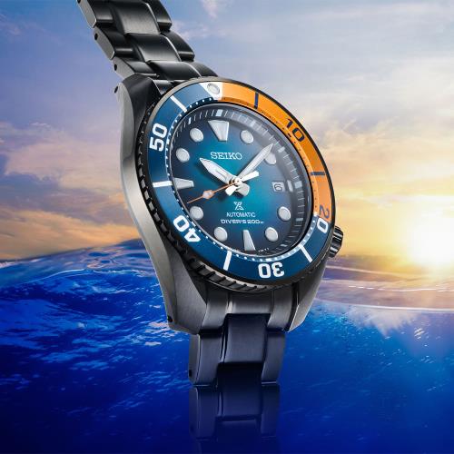 SEIKO 精工 Prospex 日初 台灣限量款 200米潛水機械錶 套錶(SPB343J1/6R35-02J0B)